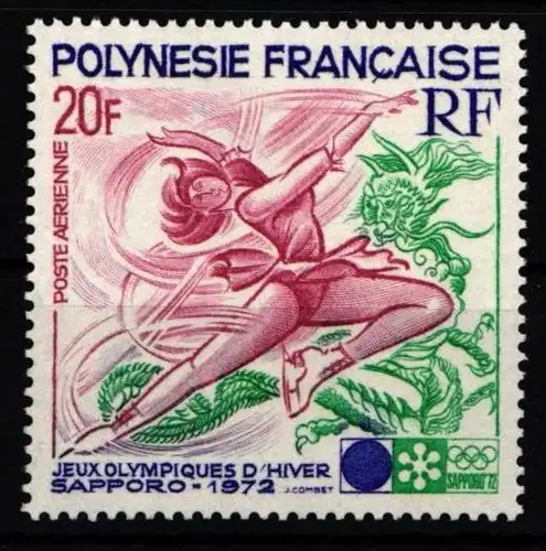 franz. Polynesien 152 postfrisch Olympiade Sapporo 1972 #HR755