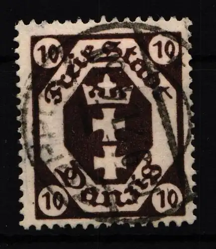 Danzig 74 gestempelt geprüft Infla Berlin #HN153