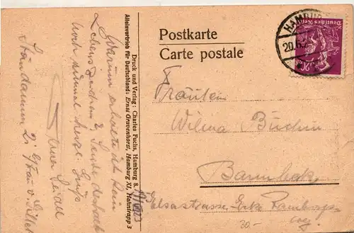 Deutsches Reich 241 auf Postkarte der Rhein Ruhr Hilfe #ID522