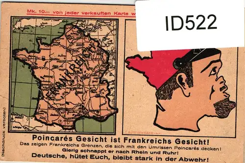 Deutsches Reich 241 auf Postkarte der Rhein Ruhr Hilfe #ID522