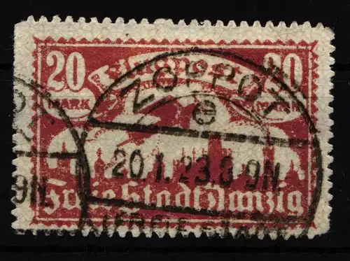 Danzig 118 gestempelt geprüft Infla BPP #HN460