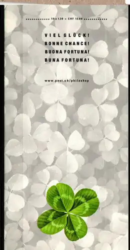 Schweiz MH 0-133 gestempelt Markenheftchen Glücksbringer #HY848