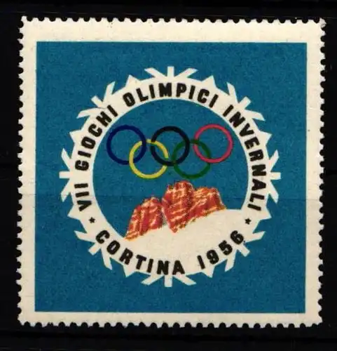 Italien postfrisch Vignette Olympische Winterspiele 1956 #IE512