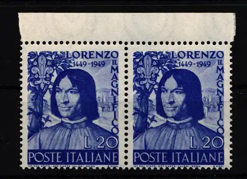 Italien 782 postfrisch waagerechtes Paar #HW747