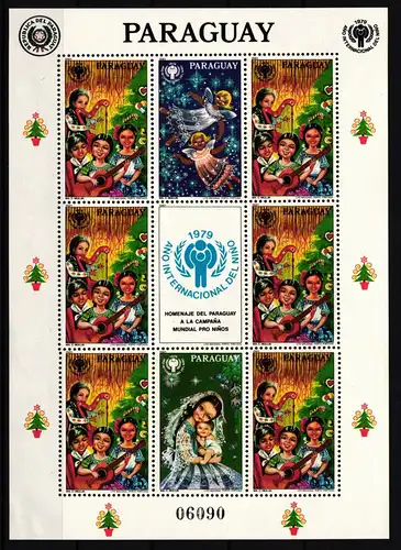 Paraguay 3473 postfrisch als Kleinbogen #HR537