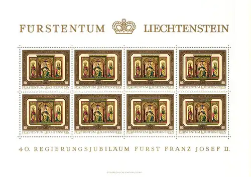 Liechtenstein 706-709 postfrisch Kleinbogensatz #HW974