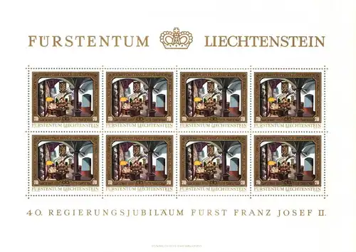 Liechtenstein 706-709 postfrisch Kleinbogensatz #HW974