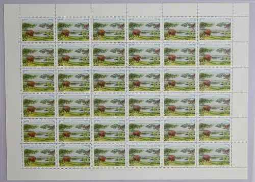 Russland 722 postfrisch als kompletter Bogen ungefaltet #IC409