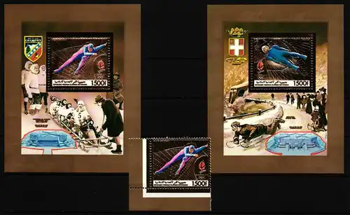 Komoren 955 und Block 339 und 340 postfrisch Olympische Spiele #HQ880