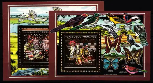 Togo Block 354 und 355 postfrisch Pilze #HR899