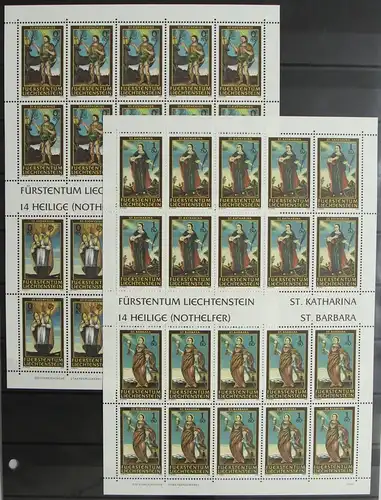 Liechtenstein 1370-1373 postfrisch als ZD-Bögen #HR625
