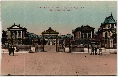 AK Versailles le Château - Facade du Palais #PM537