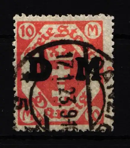 Danzig Dienstmarke 27 gestempelt geprüft Infla Berlin #IC849