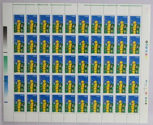 Rumänien 5487 postfrisch als kompletter Bogen, Cept #IC463