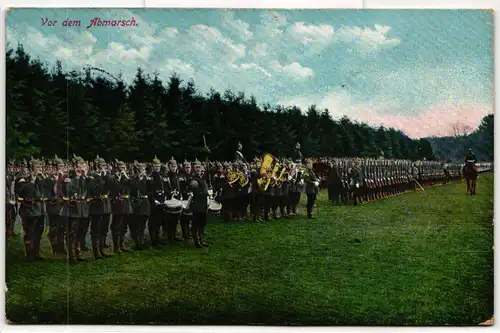 AK Deutschland Vor dem Abmarsch Feldpost 1915 #PM425