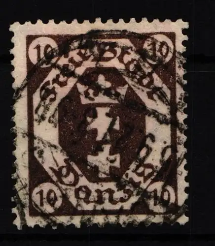 Danzig 74 gestempelt geprüft Infla Berlin #HN154