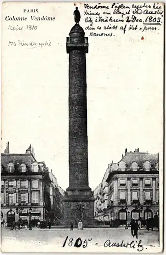 AK Paris Colonne Vendôme #PM505