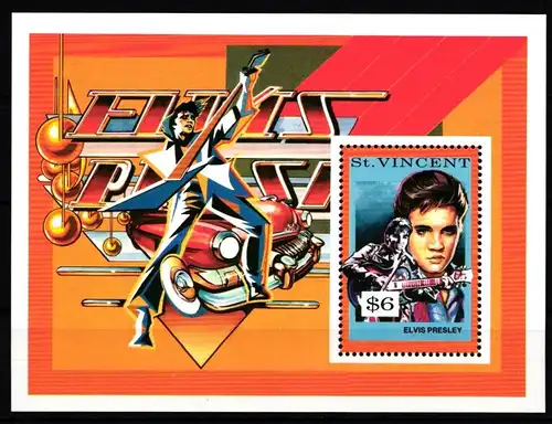 St. Vincent Block 194 postfrisch Musik #IH125