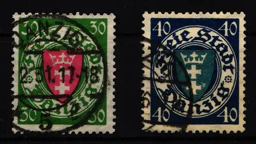 Danzig 198-199 gestempelt #HN468