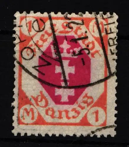 Danzig 83 gestempelt geprüft Infla Berlin #HN192