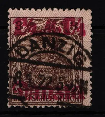 Danzig 42 II gestempelt geprüft Gruber BPP #HN286