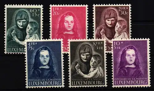 Luxemburg 468-473 postfrisch Krieg #HQ798