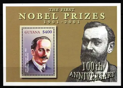 Guyana Block 730 postfrisch Wissenschaft #IH252