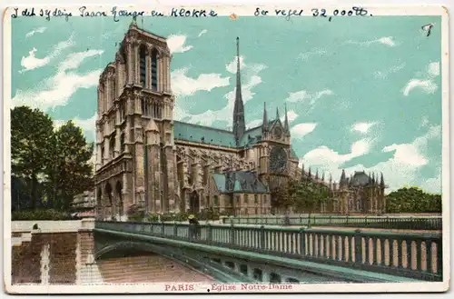 AK Paris Eglise de Notre-Dame #PM546