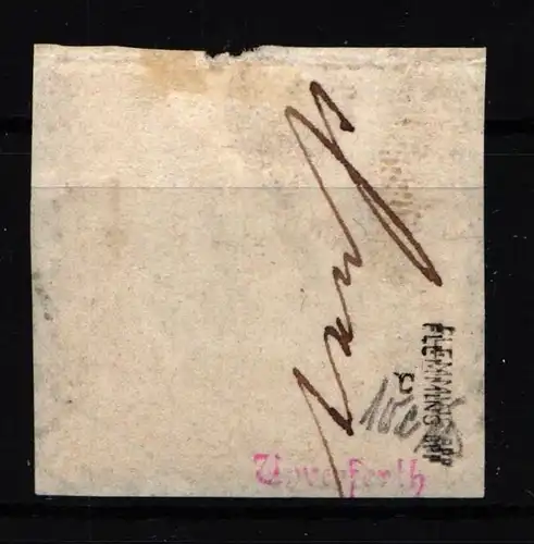 Baden 10 c gestempelt geprüft Flemming BPP #ID670