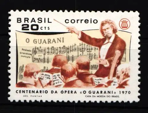 Brasilien 1249 ohne Gummi wie verausgabt #IE152