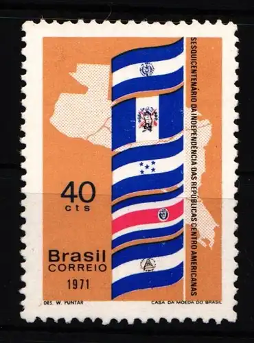 Brasilien 1290 ohne Gummi wie verausgabt #IE159