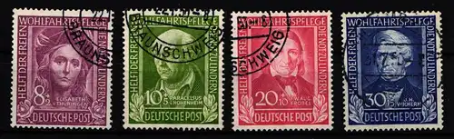 BRD Bund 117-120 gestempelt Nr. 120 mit tollem Vollstempel #IE069