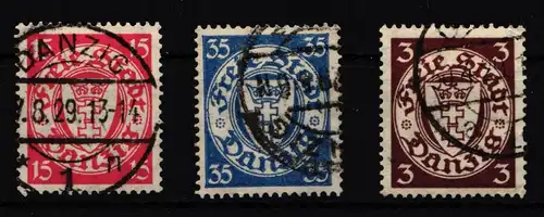 Danzig 214-216 gestempelt #IC578