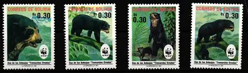 Bolivien 1137-1140 postfrisch Wildtiere #IH394