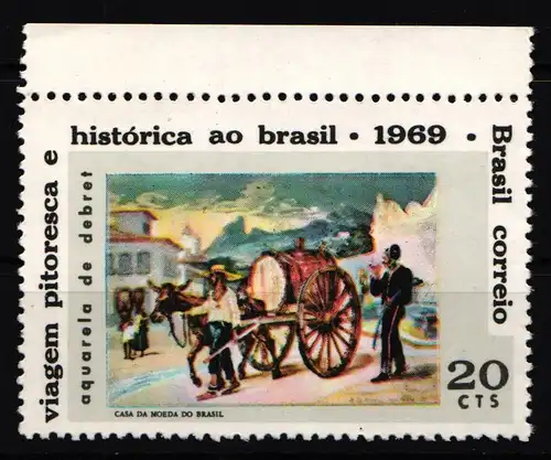 Brasilien 1234 ohne Gummi wie verausgabt #IE148