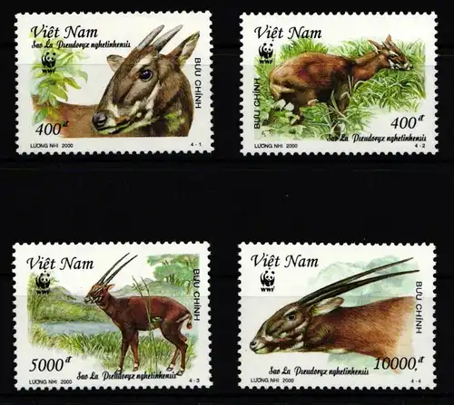 Vietnam 3063-3066 postfrisch Wildtiere #IH341