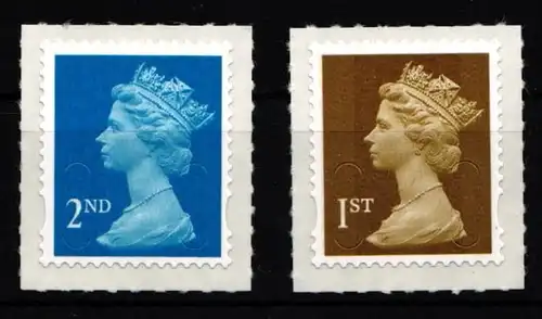 Großbritannien 2438-2439 postfrisch selbstklebend Königin Elizabeth II. #IB052
