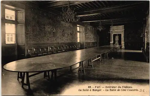 AK Pau Intérieur du Château #PM503