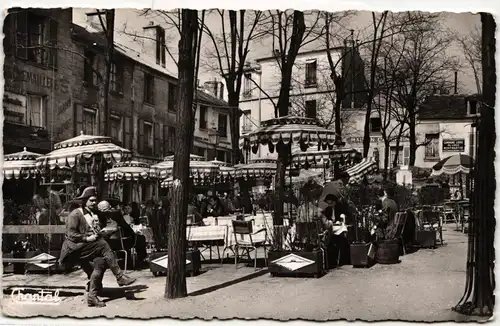 AK Paris La Place du Tertre 1955 #PM513