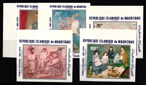 Mauretanien 721-725 postfrisch 100. Geburtstag von Pablo Picasso #IB085