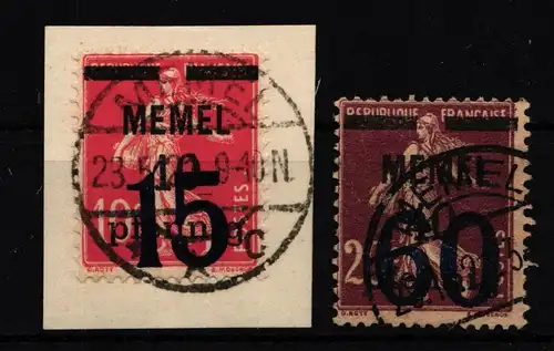 Memel 34-35 gestempelt #IE291