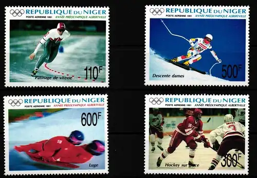 Niger 1122-1125 postfrisch Olympische Spiele #HQ869
