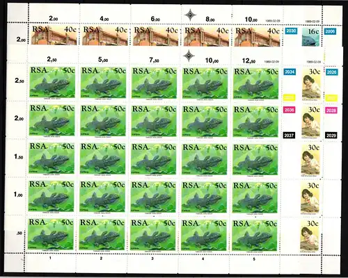 Südafrika 766-769 postfrisch Kleinbogensatz / Industrie #IH201