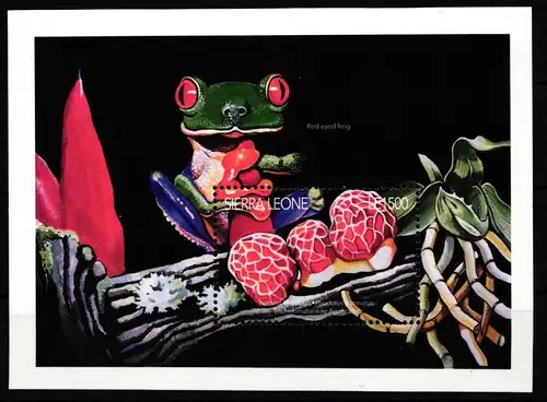 Sierra Leone Block 298 postfrisch Pilze #HR846
