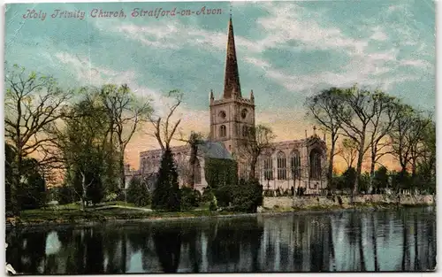 AK London Holy Trinity Church, Stratford-on-Avon 1907 #PM599