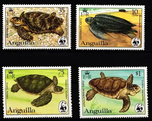 Anguilla 541-544 postfrisch Schildkröten #IH362