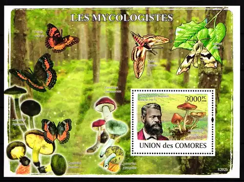 Komoren Block 465 postfrisch Pilze #HR868