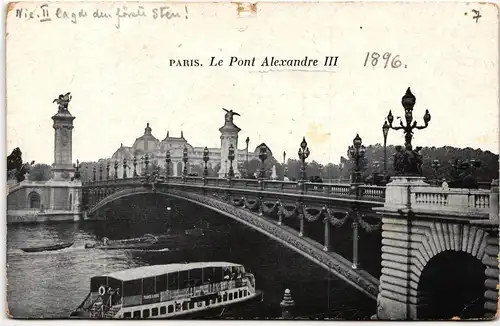 AK Paris Le Pont Alexander III. #PM506