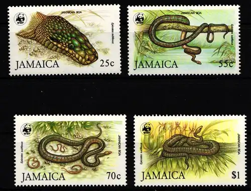 Jamaika 591-594 postfrisch Schlange #IH373