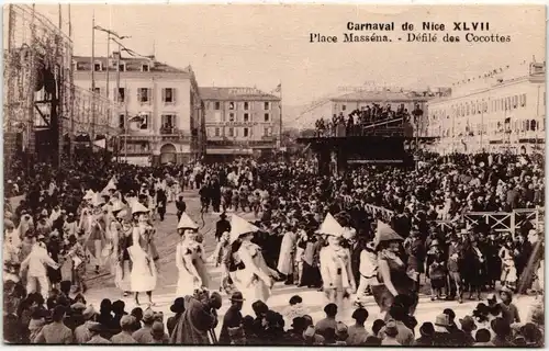 AK Nizza Carnaval - Place Masséna #PM504